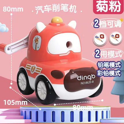 Dingbang cartoon pencil sharpener roll pen hand-cranked primary school children's kindergarten automatic Pen pencil sharpener machine