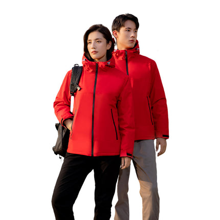 Autumn and winter work clothes custom thickened down assault clothing windproof waterproof outdoor assault clothing mountaineering clothing logo printing