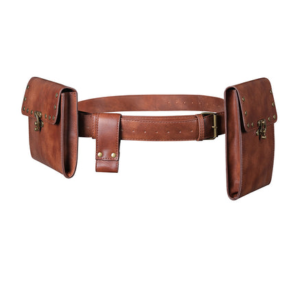 Foreign trade wholesale new bag women's European and American retro ladies waist bag mini outdoor mobile phone change clothing accessories
