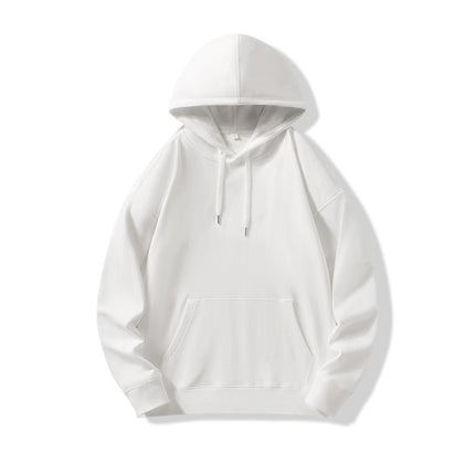Hooded Sweater | Non-Deformable Pure Cotton Sweater Xinjiang Cotton Shoulder Pullover Autumn and Winter Solid Color ins Street Tide Hoodie