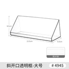 4945. diagonal opening transparent frame-1 large size