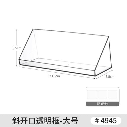 Mirror Cabinet Storage Box Bathroom Cosmetics Storage Rack Dressing Table Skin Care Product Mask Bathroom Desktop Organization Box