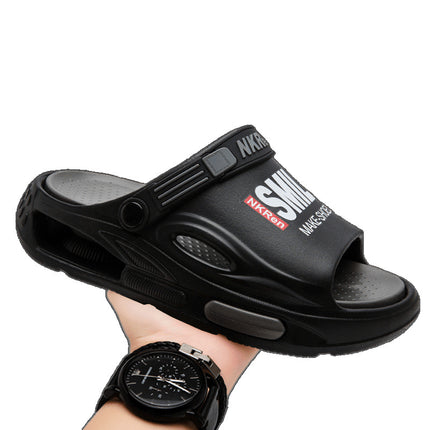 Men's Slippers 2025 New Summer Outdoor Wear-Resistant Thick-Soled Driving Sandals Outdoor Soft-Feel Sandals