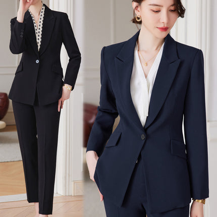 Suit Women's Autumn Fashion Elegant Goddess Style Professional Dress ol Suit Dress Jewelry Store Work Clothes Fixture