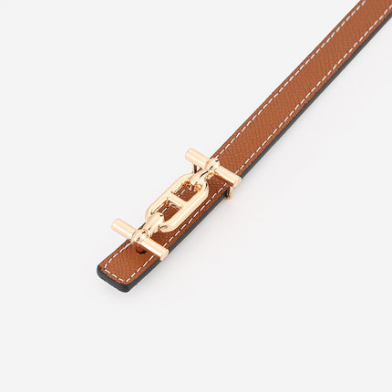 Double-sided Use Women's Small Belt Decoration with Dress Waistline Decoration Trousers Small Belt Simple and Generous