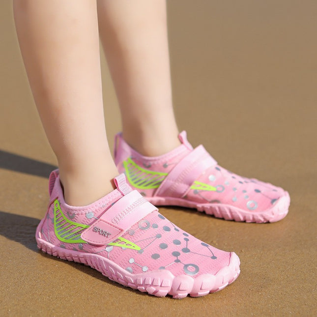 Cross-Border Unisex Children's Water Shoes for Indoor Activities Like Jump Rope and Aerobics, Dual-Use for Water and Land, Barefoot Swimming and Water Play Shoes, Beach Shoes
