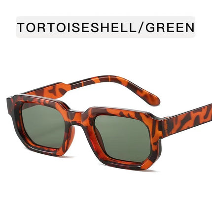 European and American New Box Concave Simple All-match Sunglasses Korean Style High Sense Fashion Men's and Women's Driving Holiday Sunglasses