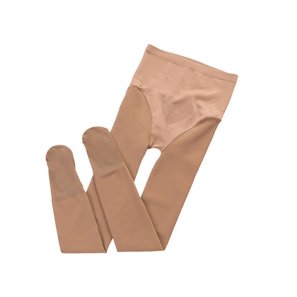 Cai Cai Cai Jia plus size water light socks belly contracting hip lifting one nude feeling spring and autumn natural skin brushed leggings 8818-1