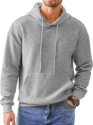 2024 Foreign Trade European and American Men's Wear Hoodie Baby Velvet Casual Pullover Hoodie