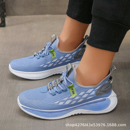 Men's Summer Breathable Running Shoes, Mesh Sneakers, Versatile Casual Student Jogging Shoes, Cross-Lace Comfortable Shoes