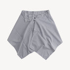 02#-black and white grid / One size fits all