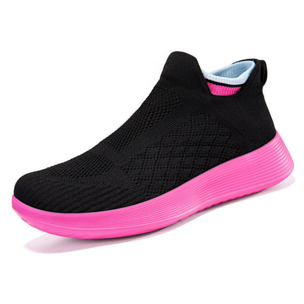 2025 Couple Shoes Men's Shoes Breathable Mesh Slip-On Sports Casual Shoes Stretch Socks Running Shoes Women's Shoes