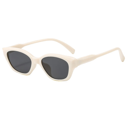 New red cat's eye sunglasses women's high-grade concave shape hot girl photo anti-ultraviolet line sunglasses wholesale
