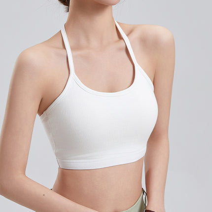 Corset Halter Neck Tube Top Bra Vest Anti-Exposure Wireless Girl's Beautiful Back Underwear Wrap Top Hot Girl