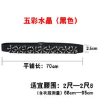 Multicolored Crystal 2129 black 70cm