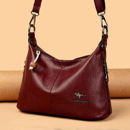Bag Women's Bag New 2025 Guofeng New Middle-aged Mother Bag Crossbody Bag Women's Shoulder Bag Women's One Piece Hair