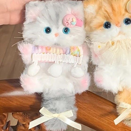 Twisting Stick Kitten DIY Material Pack Casual Style Cute Stuffed Toy for Girls Birthday Gift Bag Pendant