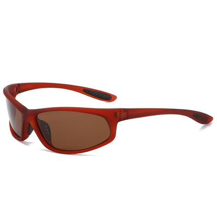 New Polarized Sunglasses for Men, Colorful Cycling Sports Glasses, Windproof Goggles, Cross-Border Best-Selling Model D185
