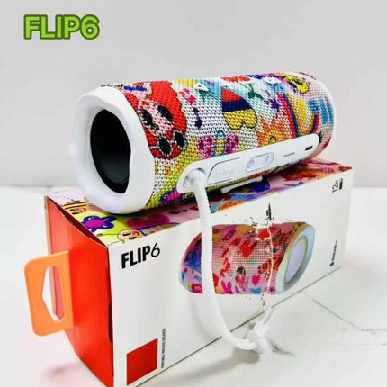 For foreign trade FLIP 60000 flower tube 7 generation bluetooth speaker wireless mini outdoor portable subwoofer waterproof audio