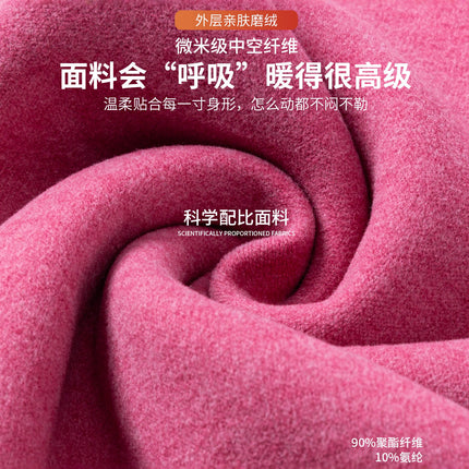 Fleece-Lined Leggings for Women, Thickened Thermal Pants, Cold-Resistant, Constant Temperature, High Elasticity, Versatile Women's Camel Fleece Pants, Autumn Pants