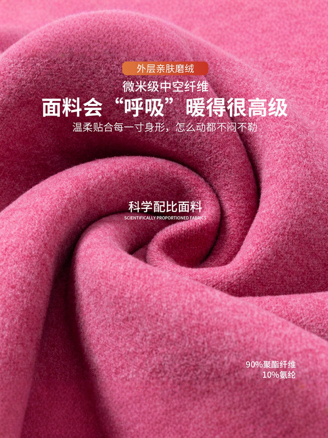 Fleece-Lined Leggings for Women, Thickened Thermal Pants, Cold-Resistant, Constant Temperature, High Elasticity, Versatile Women's Camel Fleece Pants, Autumn Pants