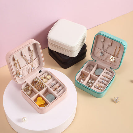 Jewelry Box earrings necklace ring packing box portable beauty storage box jewelry box factory wholesale