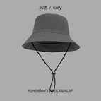 Gray (55-60cm) [quick-drying bag bucket hat]