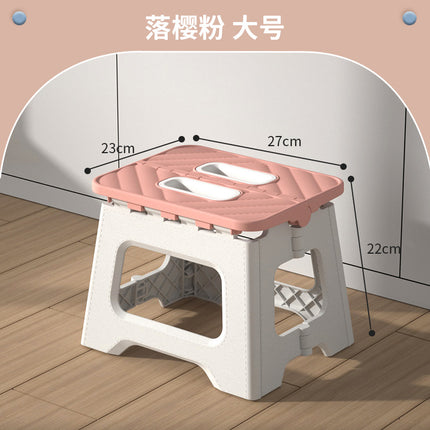 Thickened Plastic Foldableing Stool for Home Outdoor Portable Foldableing Chair for Adults and Kidsren Portable Small Bench Camping Style Maza
