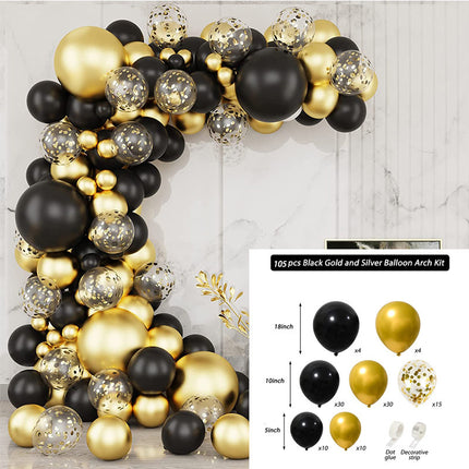 Cross-border Amazon Balloon Chain Arch suit New Birthday Decoration Wedding Room Wedding Balloon Scene Decoration Wholesale