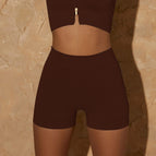 brown shorts / S