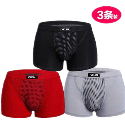 Source factory direct men's health British pants magnetic underwear men's boxer underwear shake voice fast hand live
