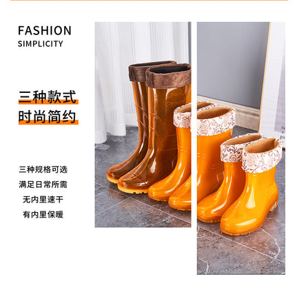 Rain Boots No Inner Fishermen's Shoes Speed Dry Kitchen Shoes Rain Boots Men's High Labor Protection Rubber Shoes Odor-proof Shoes Non-slip Water Shoes