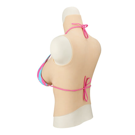 Cross-Dressing Factory Half-Length High-Elastic Solid Silicone Prosthetic Breasts Fake Breasts Cd Transvestite Cross-Dressing Cosplay Big Breasts