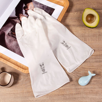 Summer thin gloves dishwashing household gloves transparent white laundry household cleaning plastic PVC gloves manufacturers wholesale