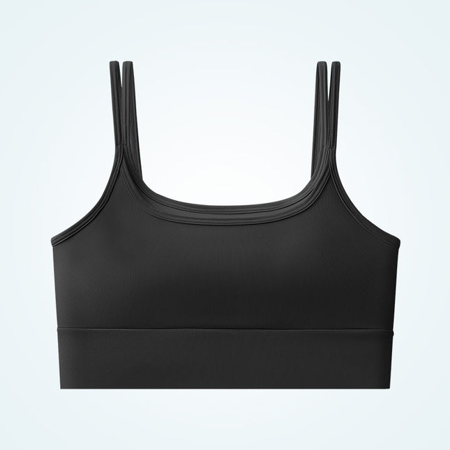 Sports Underwear Women's Shock-proof Gather-up Running Stereotype Yoga Vest Quick-drying Anti-sagging Wearing Training Fitness Bra