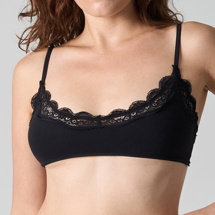 Sk*M Kardashian Lace Scoop Bralette Lace High Elasticity Ultra-Thin Breathable Sexy Seamless Bra