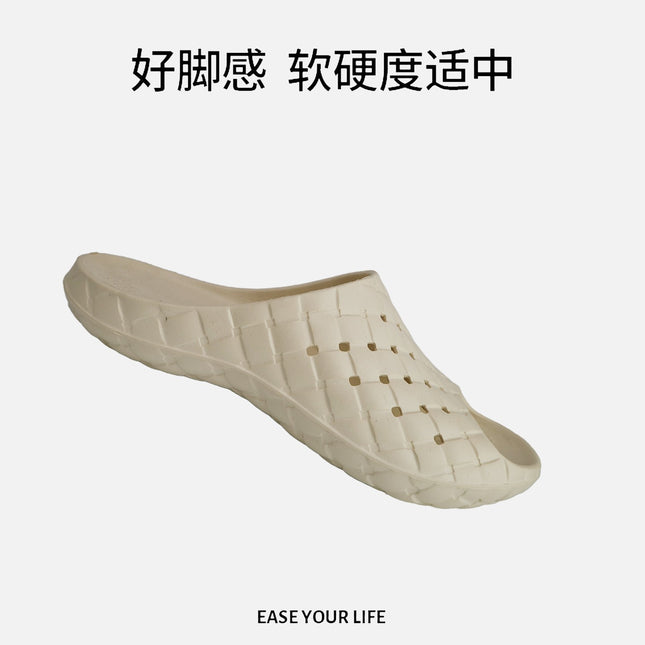 【Bv Men's Shoes】Indoor and Outdoor Casual Eva Rubber Sandals, Home Bathroom Slippers, Lightweight with Heel Coverage