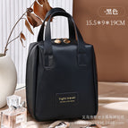 [small shell pu cosmetic bag] black