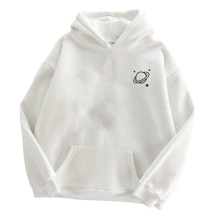 Amazon Aliexpress European and American Foreign Trade Velvet Hoodie Sweatshirt Women's Autumn and Winter Tops Women's Loose Large Size