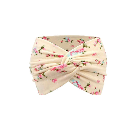 European and American Cashew Flower Hair Band Sports Running Bohemian Face Wash Makeup Hair Band Cross Wide Side Headband Women