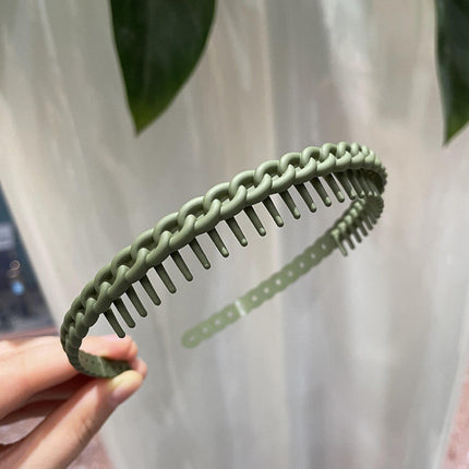 Headband for Women in Summer, Anti-Slip Special Headband for Face Washing, Toothed Hairpin, 2025 New Style Hairpin, Hair Bundle Headwear
