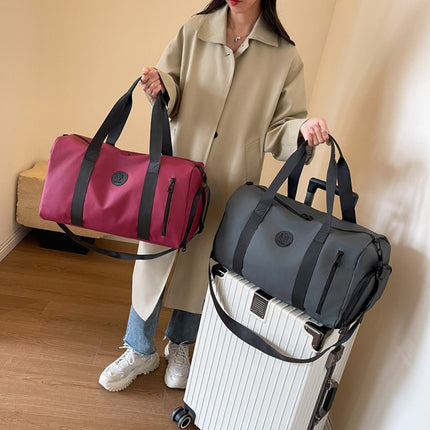 Portable Travel Bag, Men's Casual Cross-Body Sports Fitness Bag, Dry and Wet Separation Training Bag, Women's Business Trip Luggage Bag