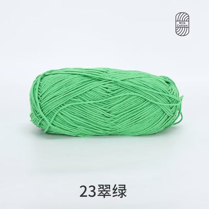 Snow Feir 5 strands milk cotton wool group 5 strands combed cotton thread not ball baby hand woven diy cute doll