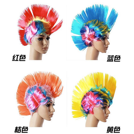 Masquerade Party Wigs Creative Entertainment Crowns Color Crowns Wigs Performance Non-mainstream Headgear Props