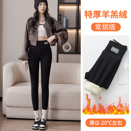 Fleece-Lined Leggings for Women, Autumn and Winter Style, Fleece Pants, Thermal Pants, 2025 New Winter Thickened Lamb Fleece Warm Cotton Pants