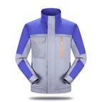 Work clothes sapphire blue with gray fifth generation top / Work clothes 160/s