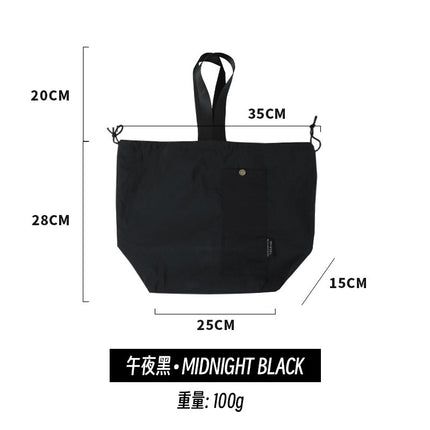 2025 New Lunch Box Bag Waterproof Korean Style Large Solid Color Satchel Drawstring Double-Layer Lunch Bag for Students at Work