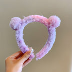Rose purple curly hair band (DN1721)