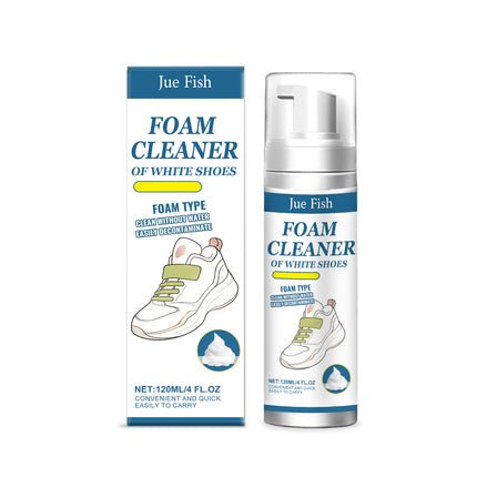 Jue Fish White Shoe Cleaner Cleans Stains and Prevents Oxidation, Daily Portable Cleaner for White Shoes