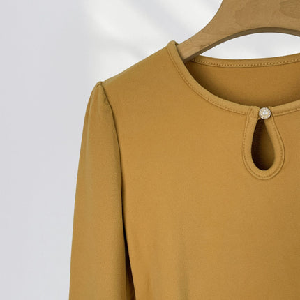 Double-sided Brushed Velvet Top Slim-fit Slimming Plush Cuff New Chinese Style fleece-lined Thickened Base Shirt Women's New